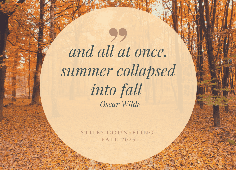 And All at Once, Summer Collapsed Into Fall